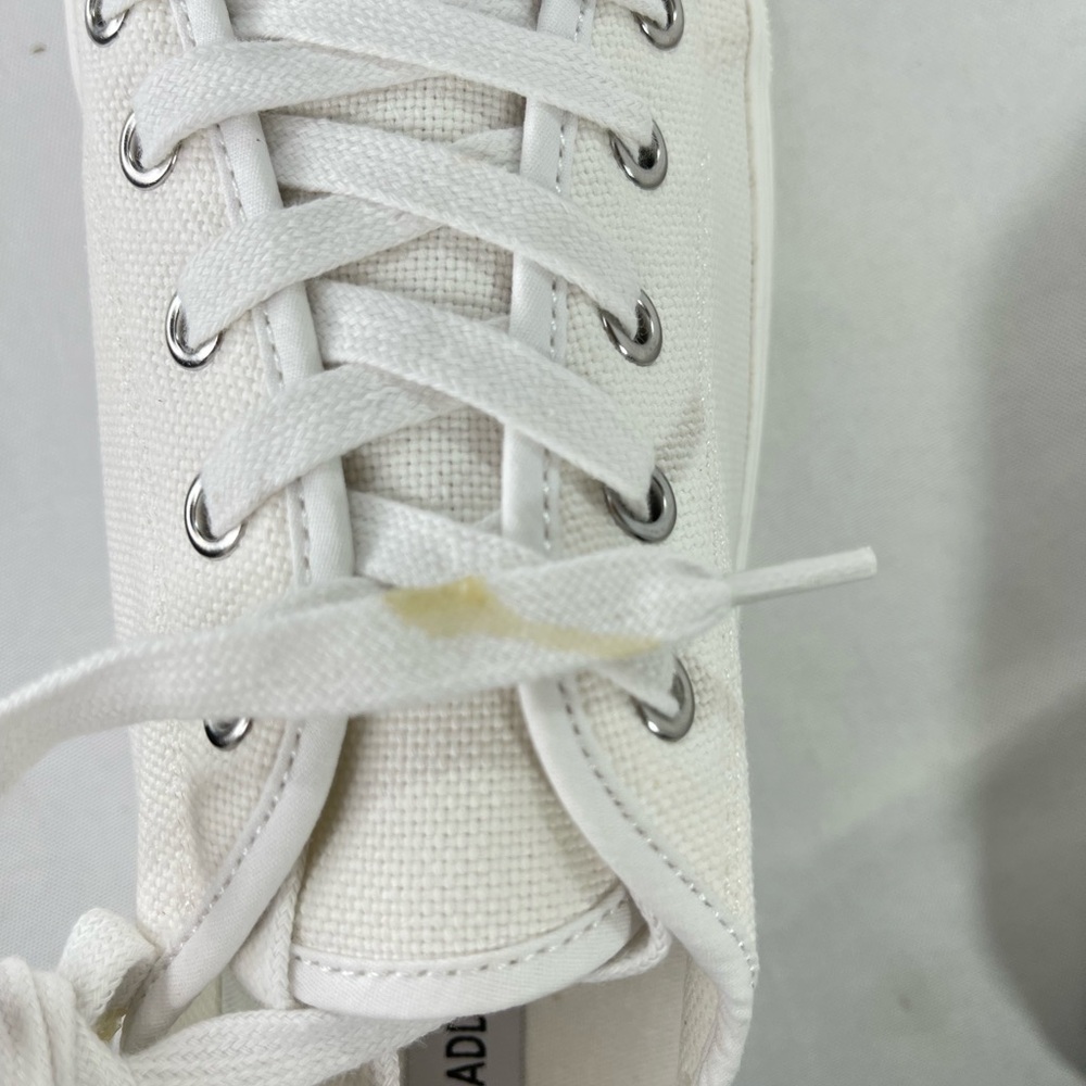 Steve Madden Womens Elore Canvas Fashion Sneakers. Color White. Size 11 BNWB - Picture 2 of 7